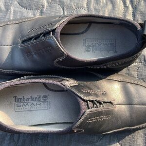 Timberland Smart Comfort Women's Black Leather Slip On Shoes Size 5.5